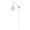 Z-Lite Gayson Wall Sconce, 1-Light, 7.5 In.W x 30.25 In.L x 7.5 In.H, Brushed Nickel/Clear 349S-BN - alternate 7